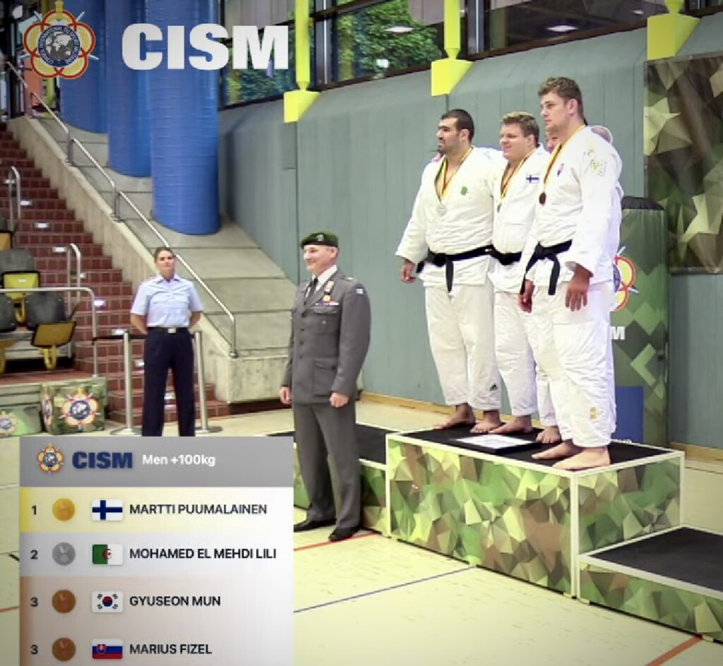 Judo Martti Puumalainen Sotilaiden Maailmanmestari 2025