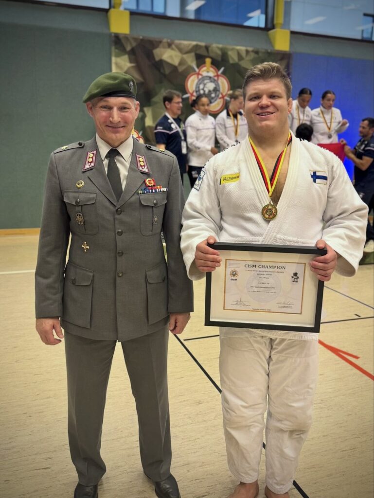 Judo Martti Puumalainen Sotilaiden Maailmanmestari 2025