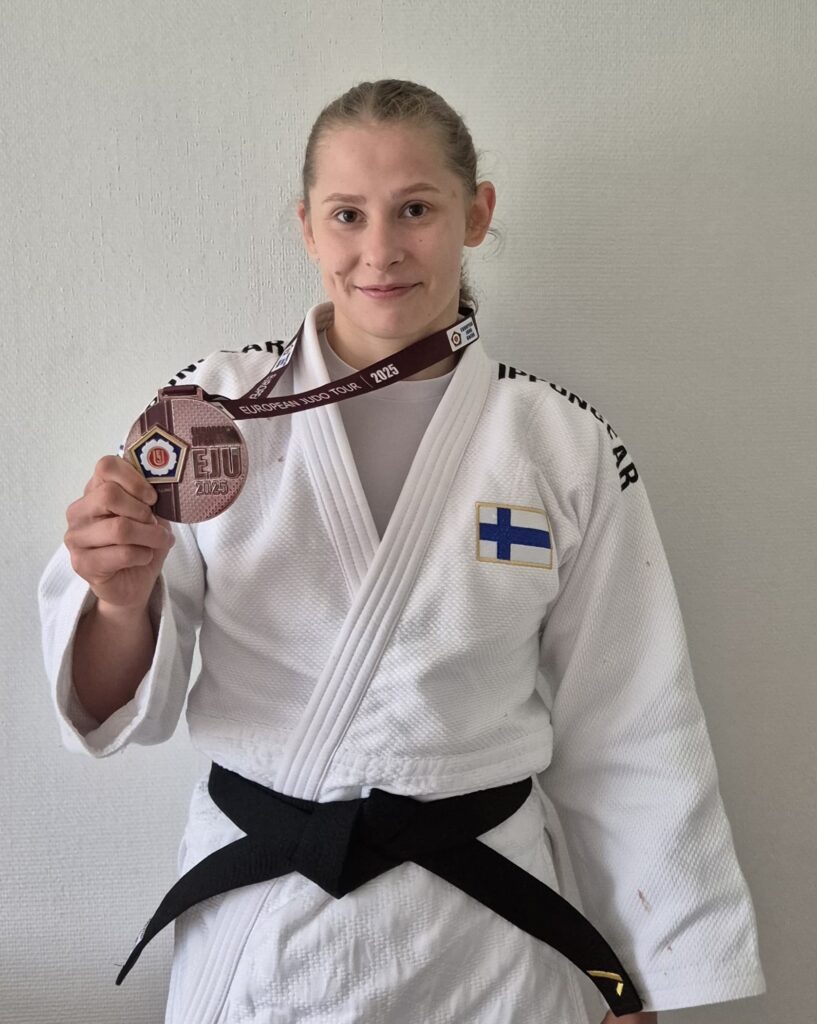 Louna-Lumia Seikkula Pronssia Estonian Openissa 2025 Judo Meido-Kan