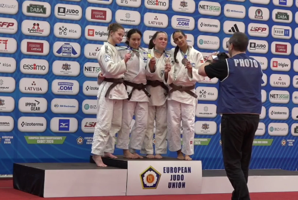 Daria Kildeva EJU Cup -hopea Riga 2026 Meido-Kan judo